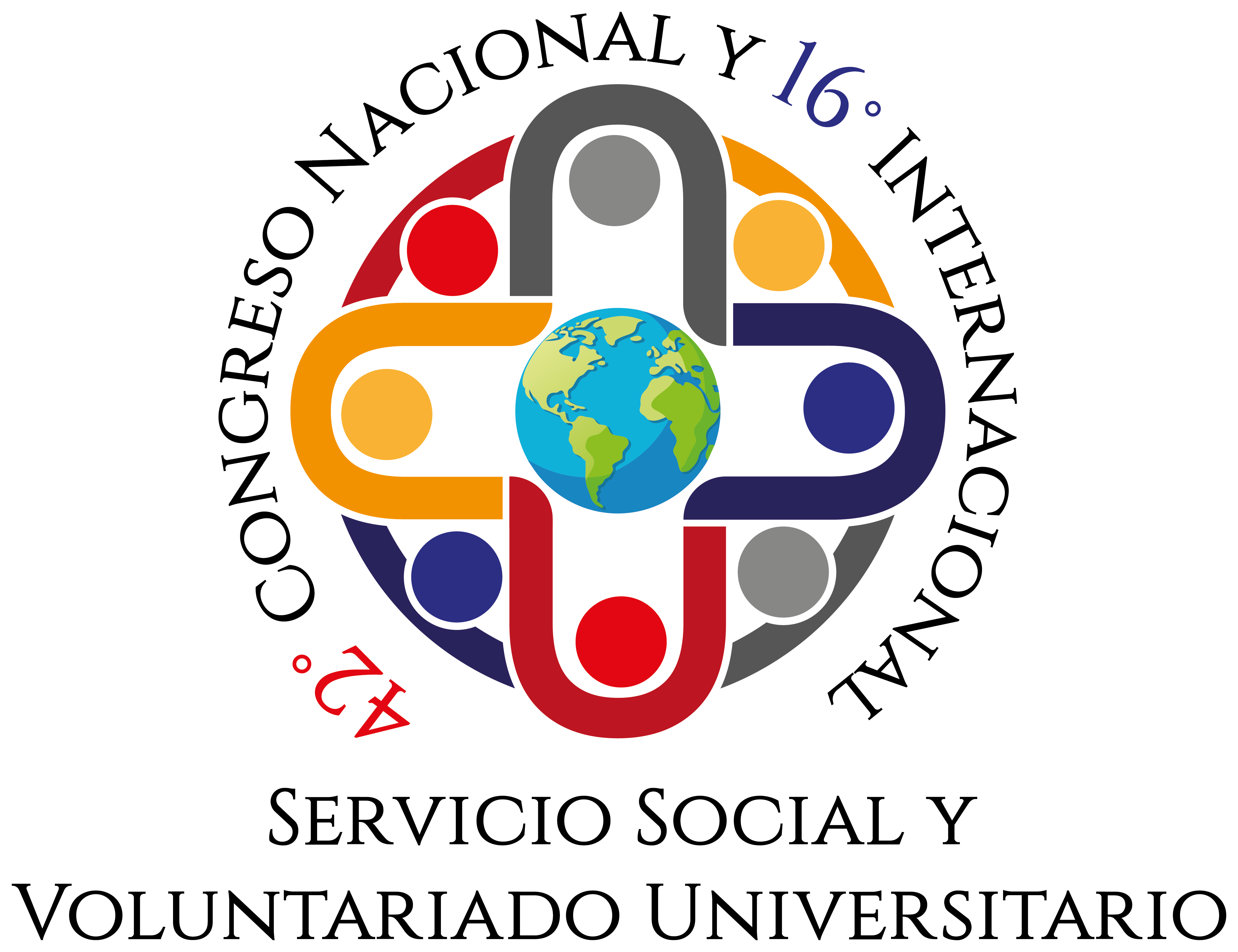 logo-42° CONGRESO NACIONAL Y 16° INTERNACIONAL DE SERVICIO SOCIAL Y VOLUNTARIADO UNIVERSITARIO “Retos y alternativas para la nueva agenda del Servicio Social y Voluntariado Universitario”